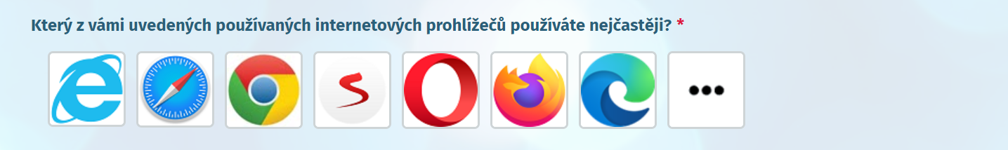 Zobrazení otázky typu 